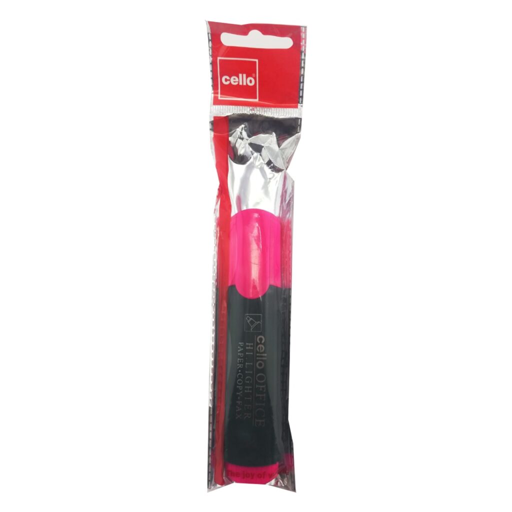 Cello Office Highlighter Pink  1 Pc