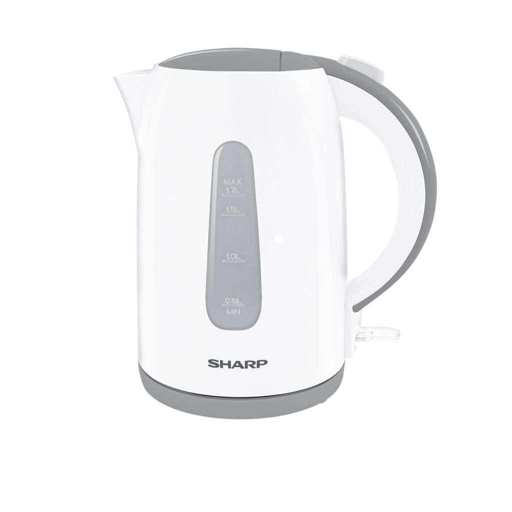 SHARP 1.7L 2200W Plastic Cordless Kettle, EK-JX17-QW3
