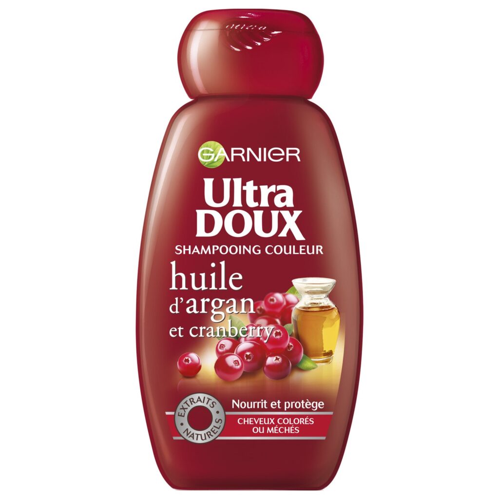 Garnier Ultra Doux Huile D'argan&Cranberry(Shampoo 250ml/ Apres Shampooing 200ml)