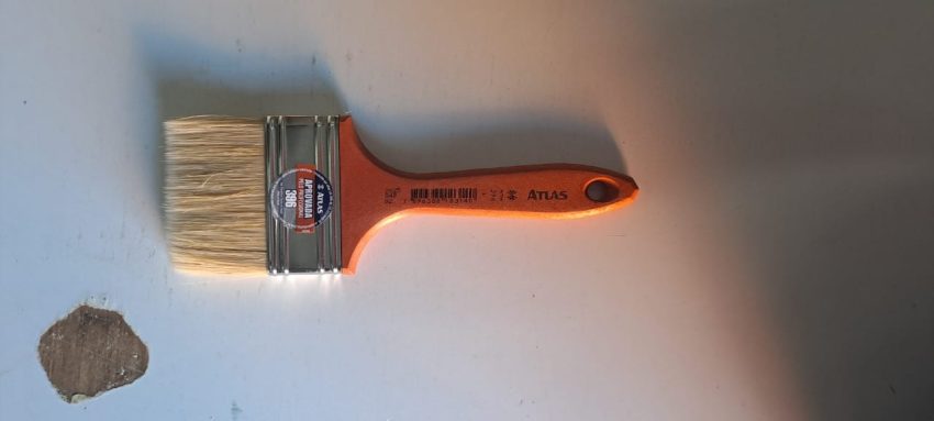 Atlas 396 White Bristle Brush (3'')